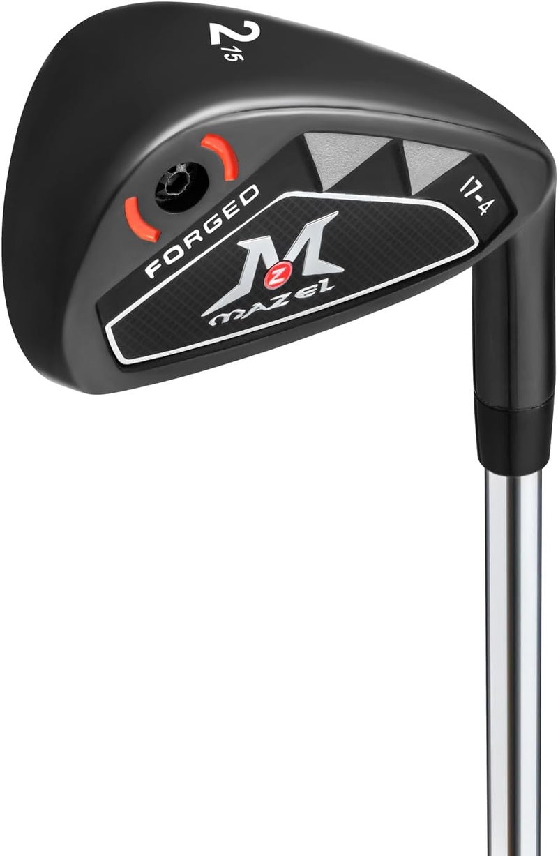 MAZEL Men Golf Iron Set (9PCS) or 1,2,3,4,5,6,7,8,9,Pitching Wedge,Sand Wedge with Steel Shafts for Right Handed Golfers - Image 1